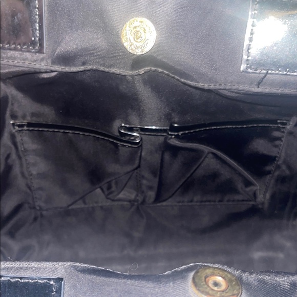 Tory Burch Black Nylon Logo Tote - Picture 9 of 12